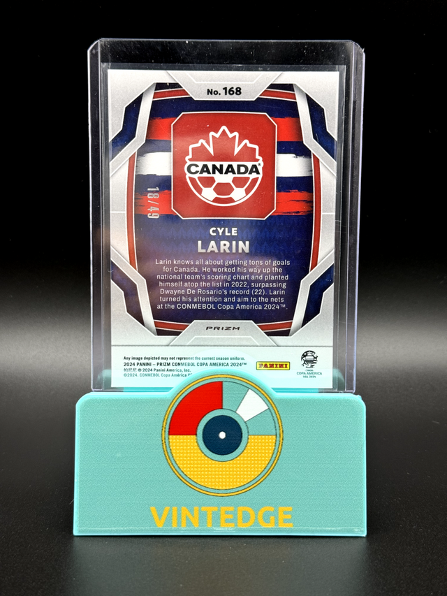 Panini Copa America 2023-24 - Cyle Larin - Canada - Purple /49