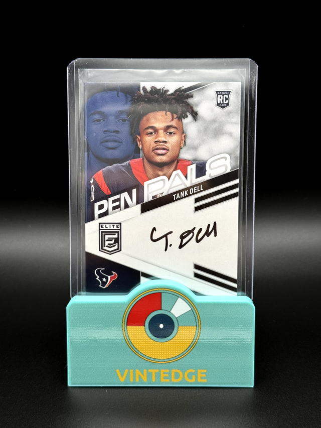 Donruss Elite 2023 - Tank Dell - Texans - Pen Pal On-Card Black Ink Rookie Auto