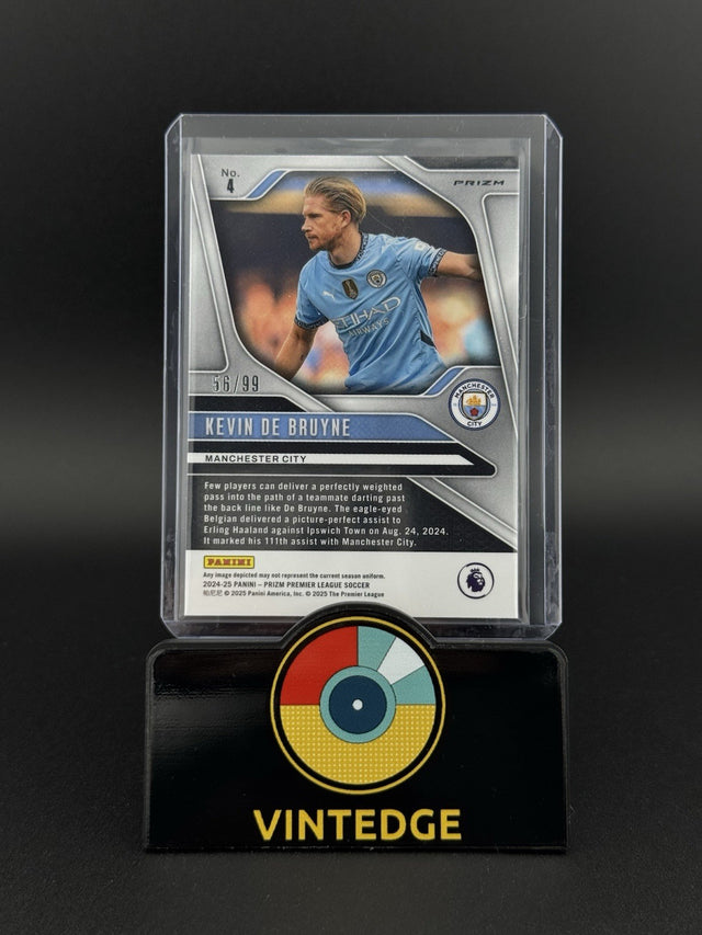 Panini Prizm Premier League 2025 - Kevin De Bruyne - Manchester City - Blue /99
